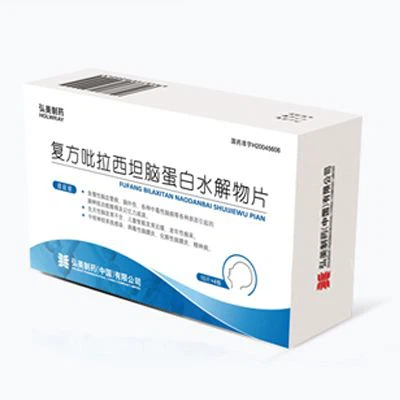 Comprimidos de hidrolizado de cerebroproteína y piracetam compuesto